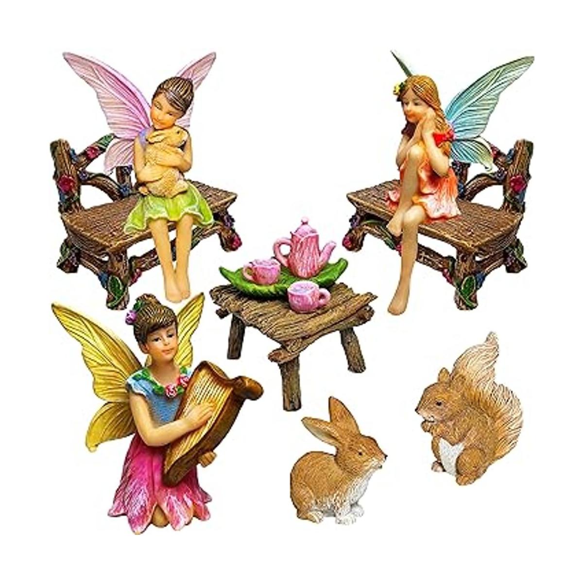Mood Lab Fairy Garden Kit de iniciación de figuras y