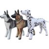 Jet Creations Paquete de 3 animales inflables para perros_1