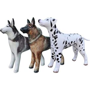 Jet Creations Paquete de 3 animales inflables para perros_1