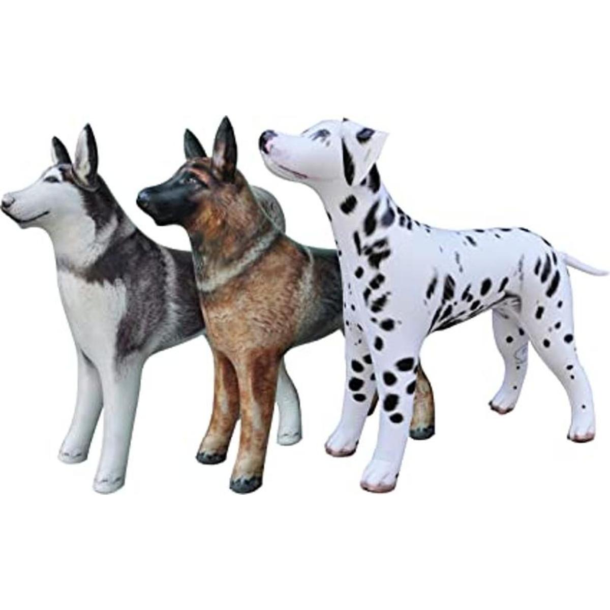 Jet Creations Paquete de 3 animales inflables para perros