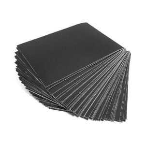 Hojas de papel de cartón corrugado 8.5 x 11 pulgadas