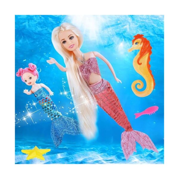 Bettina Juego de regalo de muñeca de princesa sirena con