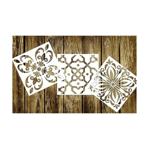 OBUY Juego de plantillas 12.0 x 12.0 in plantillas de