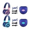 SIMOLIO Paquete de 2 auriculares inalámbricos Bluetooth_1