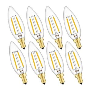 OMAYKEY Bombilla LED de 2 W equivalente a 25 W 2700 K_1