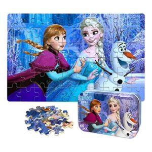 NEILDEN Rompecabezas de Disney Frozen en caja de metal_1