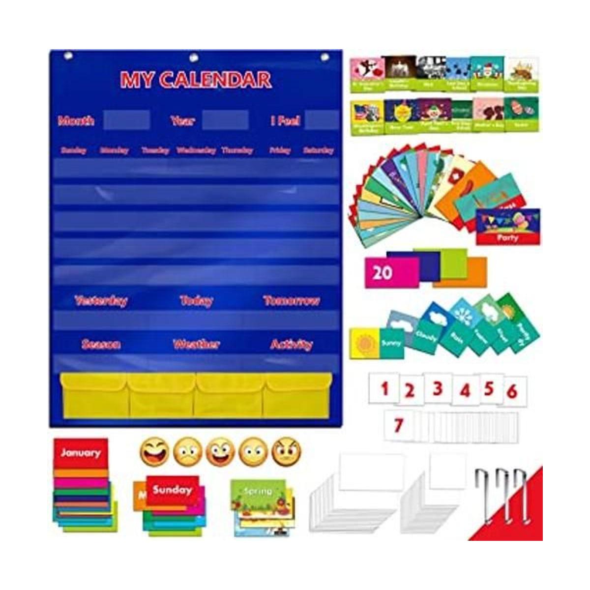 Calendario y gráfico de bolsillo con 148 tarjetas 108