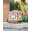 Modenny Lámpara de poste de patio impermeable IP54 de