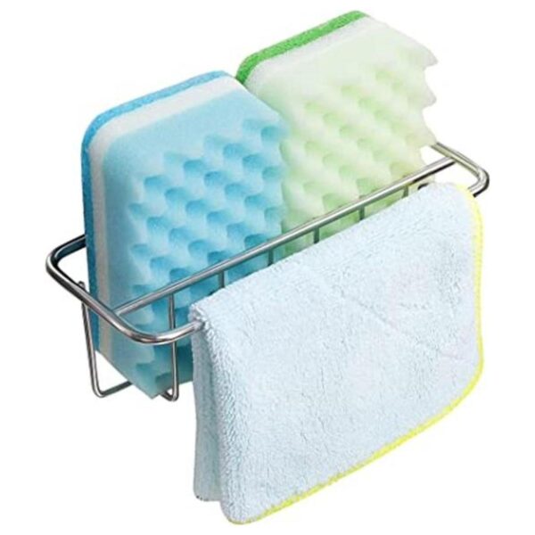 Soporte de esponja adhesivo colgador de paño para_1