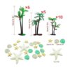 42 palmeras de coco Seasonsky 20 piezas de plástico