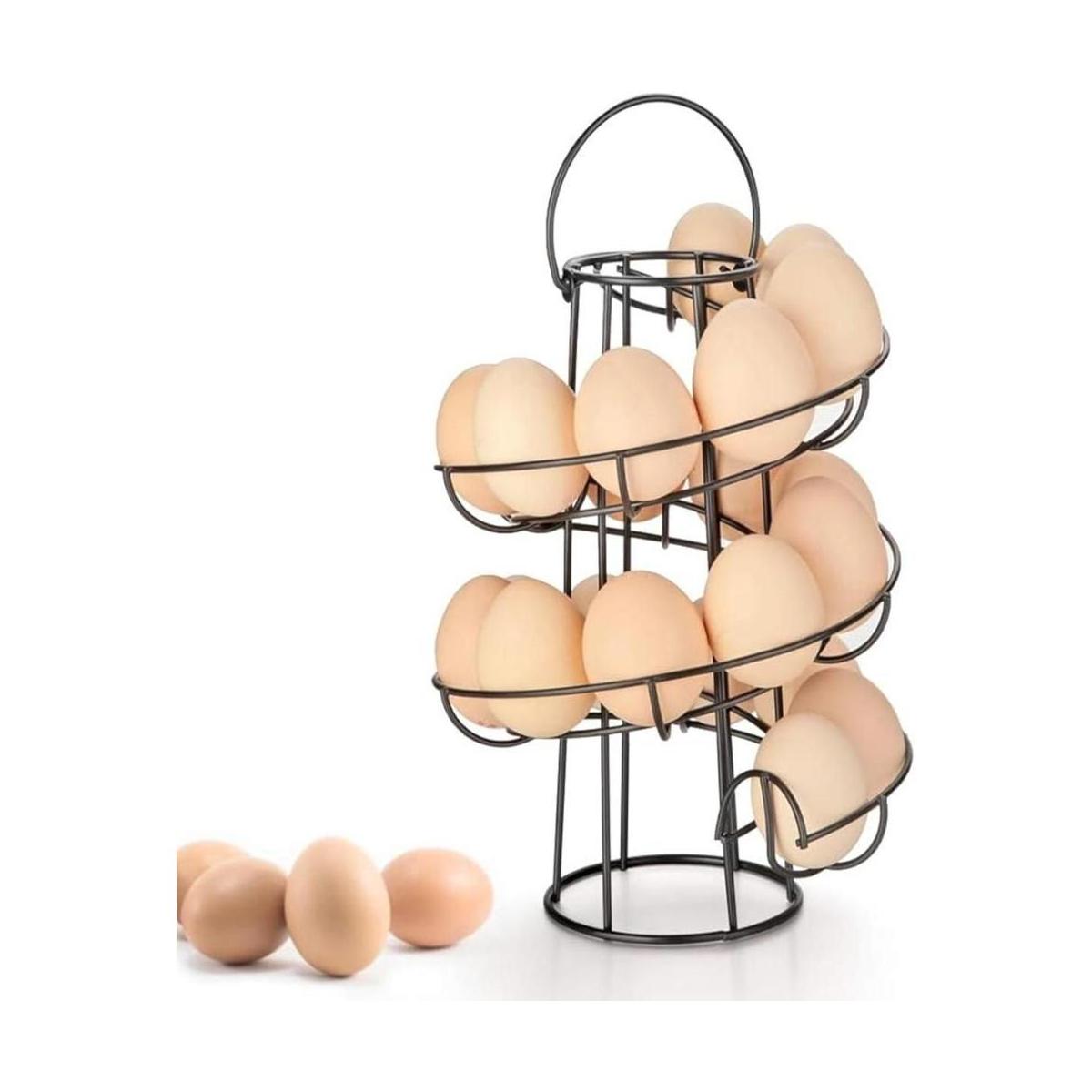 OBVIS Dispensador de huevos en espiral soporte de