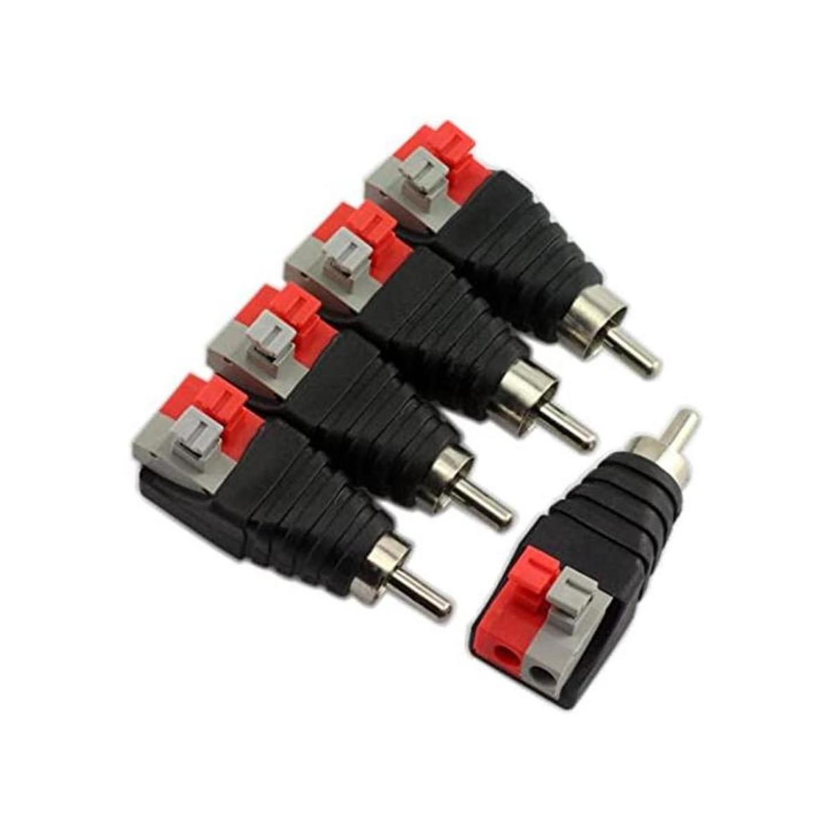 Eoutstanding Cable adaptador de audio a RCA 5 unidades