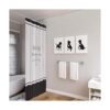 SUMGAR Arte de pared en blanco y negro para dormitorio 3
