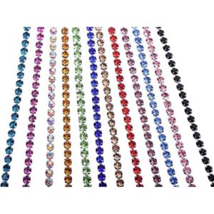 KAOYOO Cadena de diamantes de imitación de cristal de 12_1