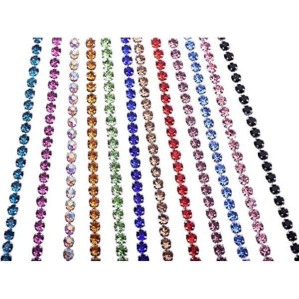 KAOYOO Cadena de diamantes de imitación de cristal de 12_1
