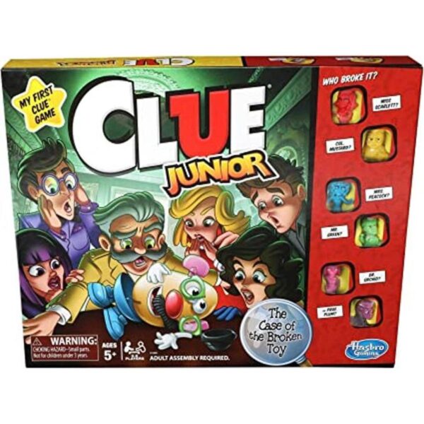 Hasbro Gaming Clue Juego de mesa junior para niños de 5_1