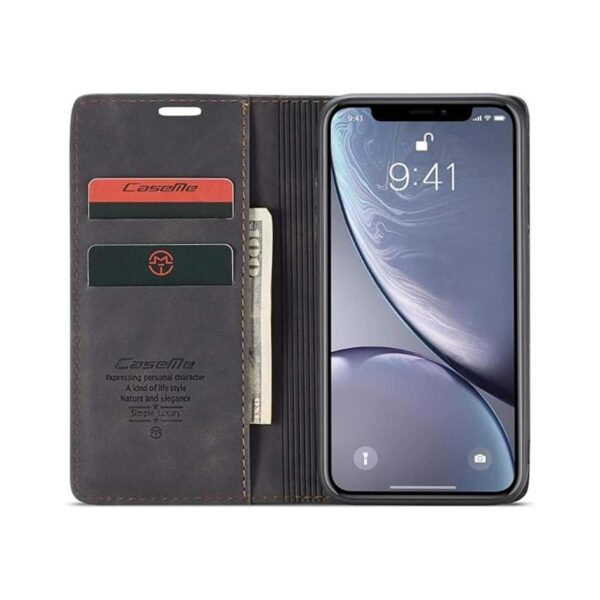 SINIANL Funda de piel tipo cartera para iPhone 10R funda_2
