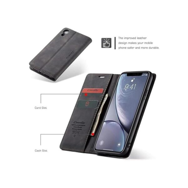 SINIANL Funda de piel tipo cartera para iPhone 10R funda_5