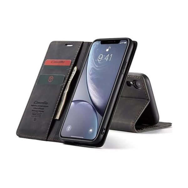 SINIANL Funda de piel tipo cartera para iPhone 10R funda_3