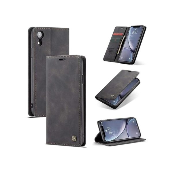SINIANL Funda de piel tipo cartera para iPhone 10R funda_4