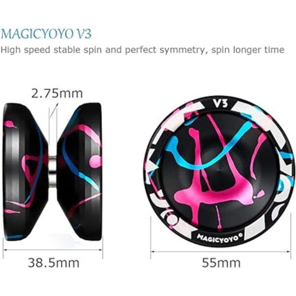 MAGICYOYO Sensible Yoyo V3 Yoyo de aluminio para niños_4