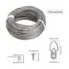Kit para colgar cuadros Alambre colgante de acero