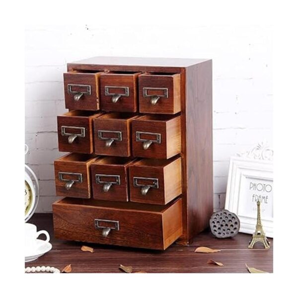 Mueble de medicina tradicional de madera maciza para_2
