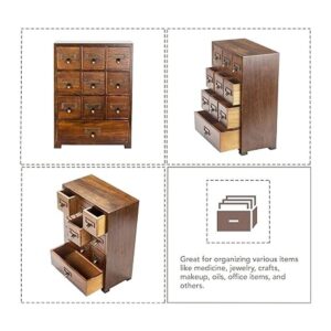 Mueble de medicina tradicional de madera maciza para_6