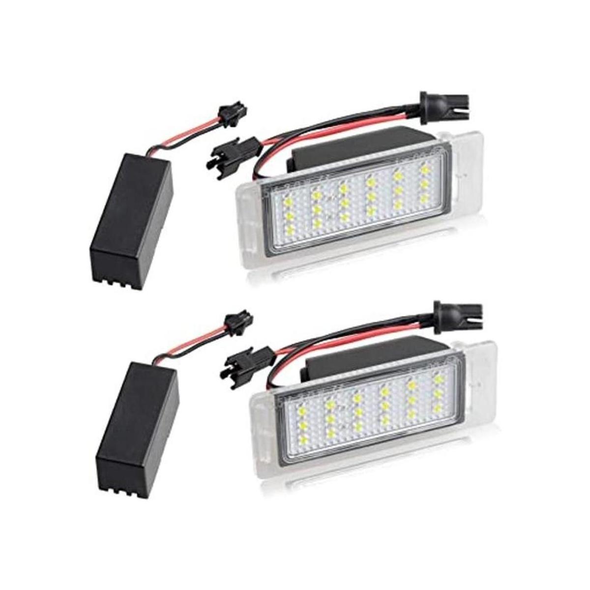 RUXIFEY Lámpara LED para placa de matrícula con