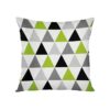 ArtSocket Juego de 4 fundas de almohada de color verde_3