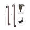 Colgador de corona ajustable para puerta colgador de_6