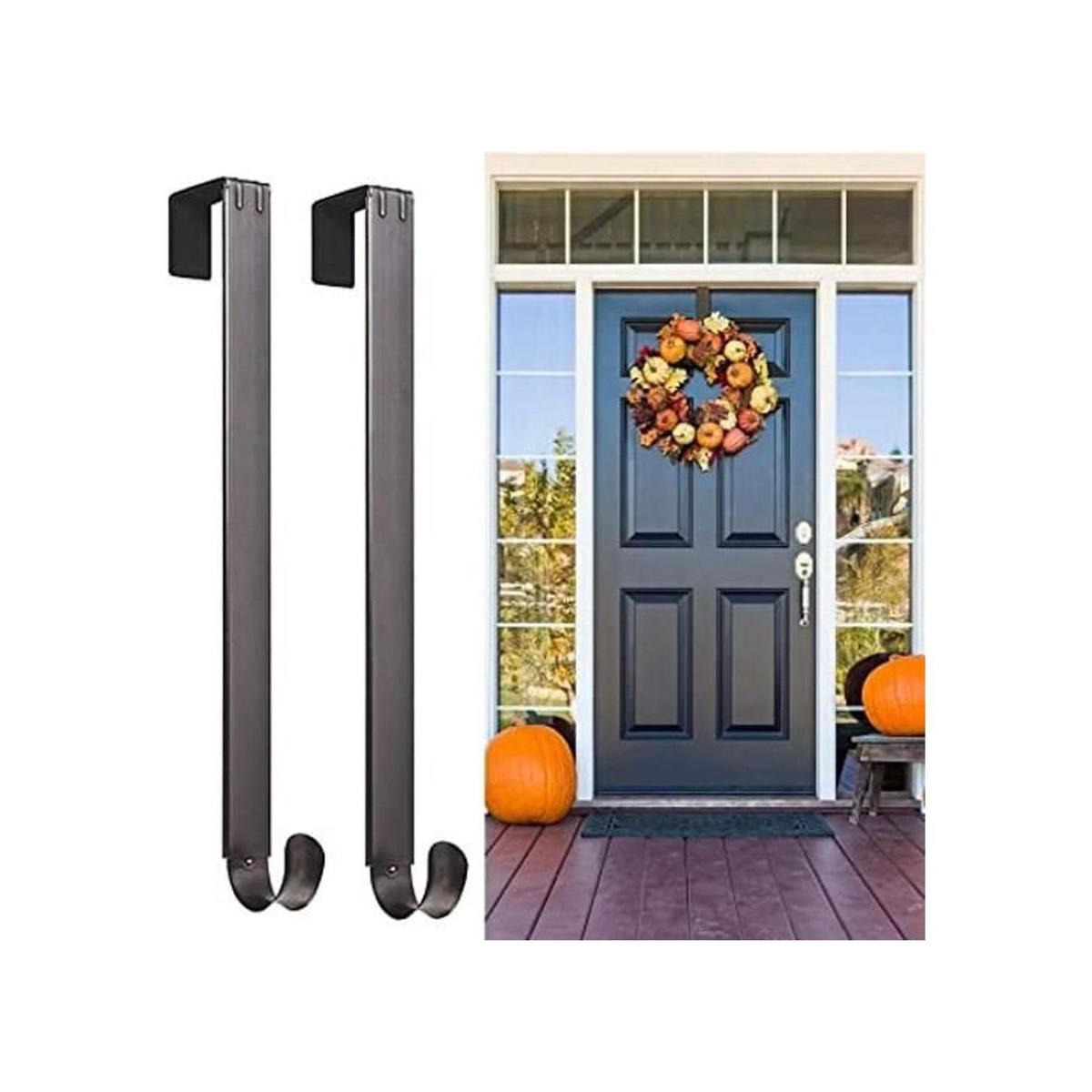 Colgador de corona ajustable para puerta colgador de