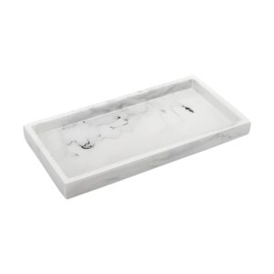 Emibele Organizador de joyas Bandeja de resina cuarto de_1