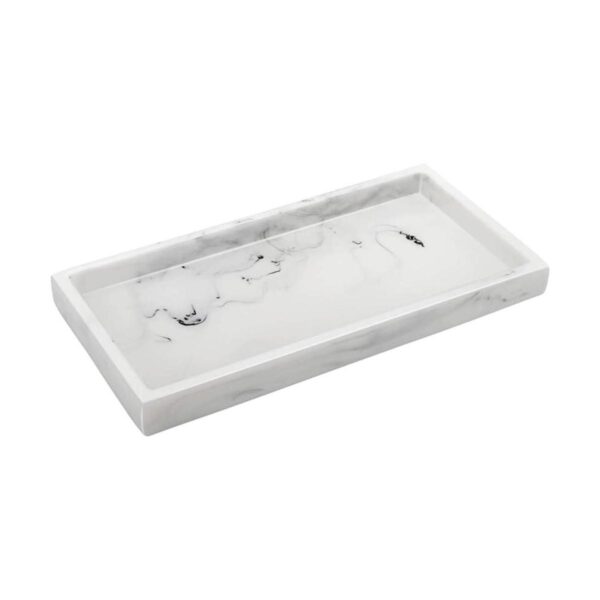 Emibele Organizador de joyas Bandeja de resina cuarto de_1