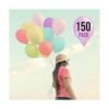 Prextex 150 globos de fiesta pastel de 12.0 in 10 colores_3