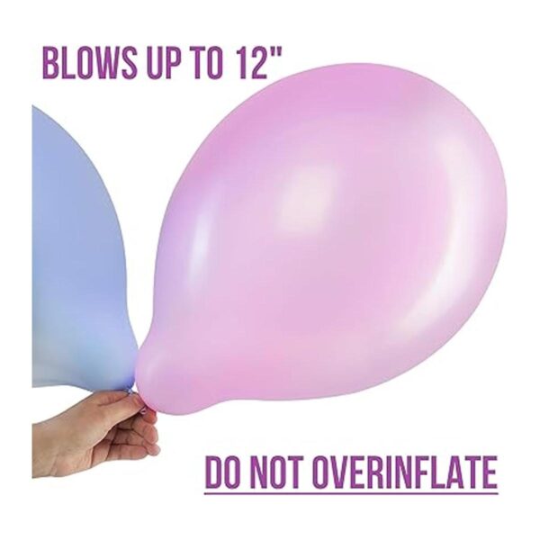 Prextex 150 globos de fiesta pastel de 12.0 in 10 colores_4