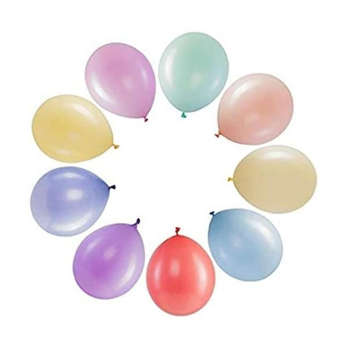 Prextex 150 globos de fiesta pastel de 12.0 in 10 colores