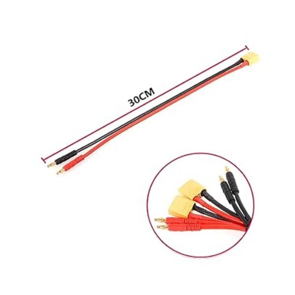 ShareGoo XT90 Macho a 0.157 in Banana Plug Bullet Conector_3