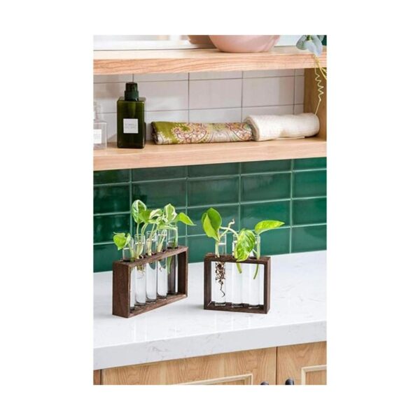 Mkono Maceta de cristal para colgar en la pared o mesas