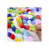 Caydo 400 pompones de 1 pulgada y 20 colores para el día