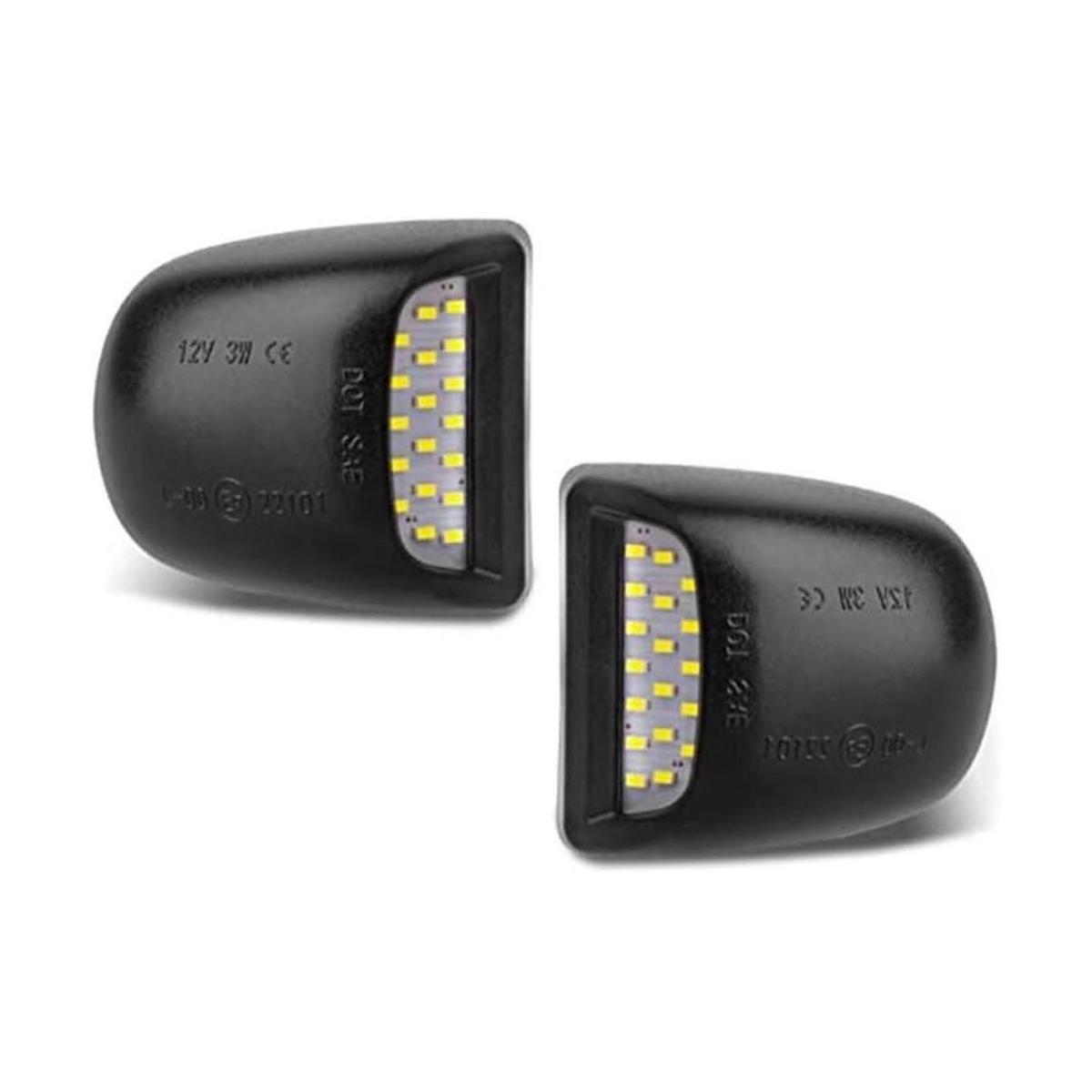 RUXIFEY Lámpara de luz LED para placa vehicular