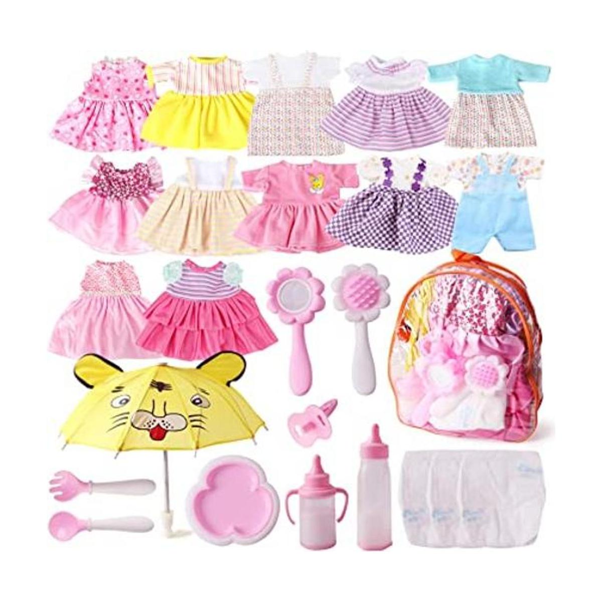Se adapta a pañales de muñeca Bitty Girl Alive de 12