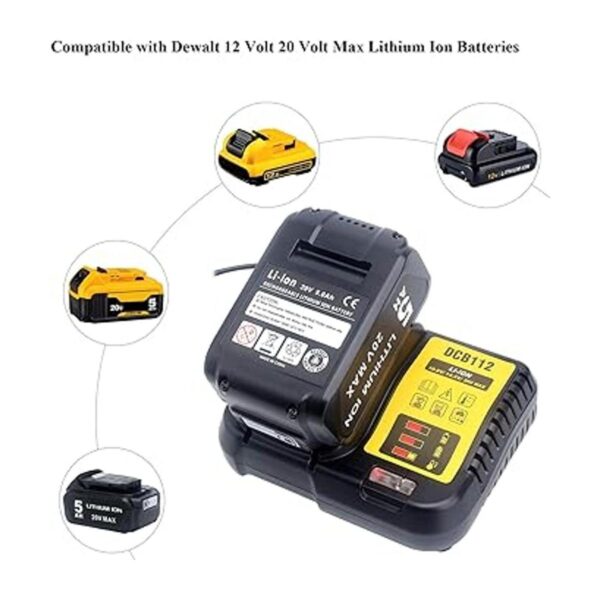 Elefly Cargador de batería de 12 V20 V DCB112 compatible_3