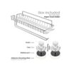 HASKO accessories Soporte de toalla de papel con ventosa_5
