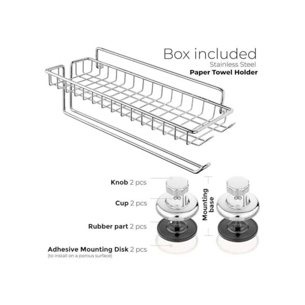 HASKO accessories Soporte de toalla de papel con ventosa_5