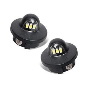 RUXIFEY Lámpara LED para placa de matrícula compatible_1
