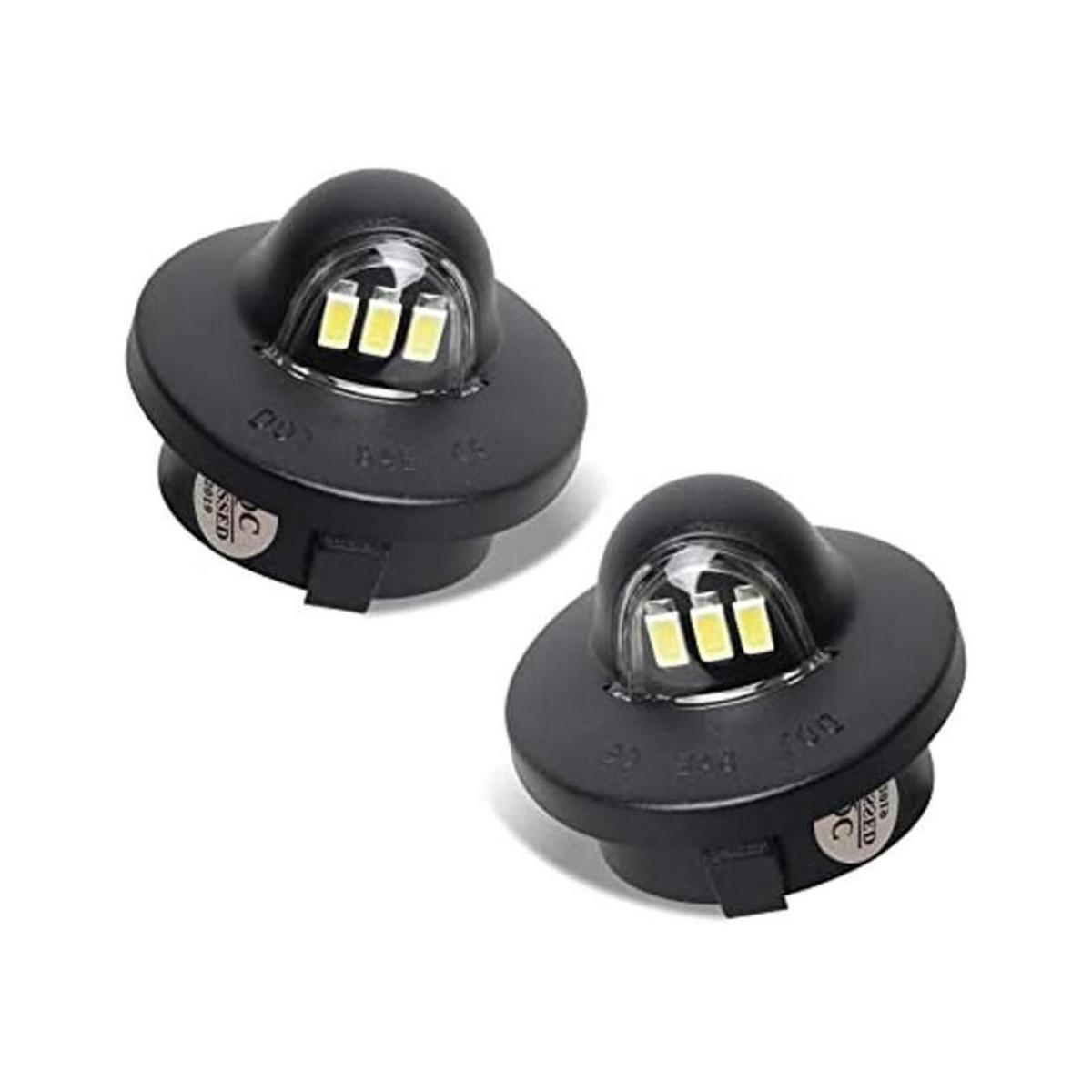 RUXIFEY Lámpara LED para placa de matrícula compatible