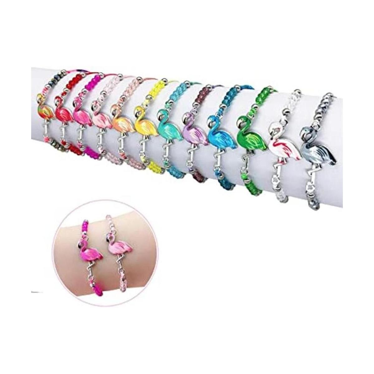 Elesa Miracle 12 pulseras de cuentas de cristal de amistad