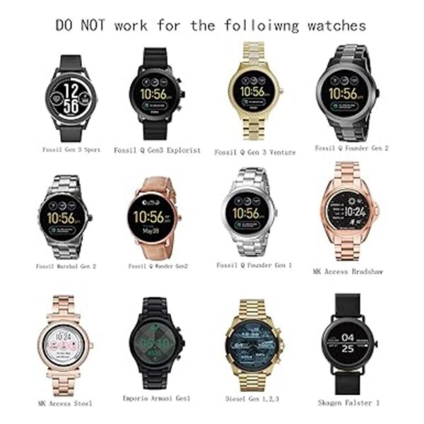 Soarking Base de carga para Fossil Smartwatch Gen 655E4_3