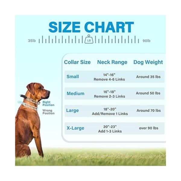 Supet Collar de pinza para perro collar ajustable para_6